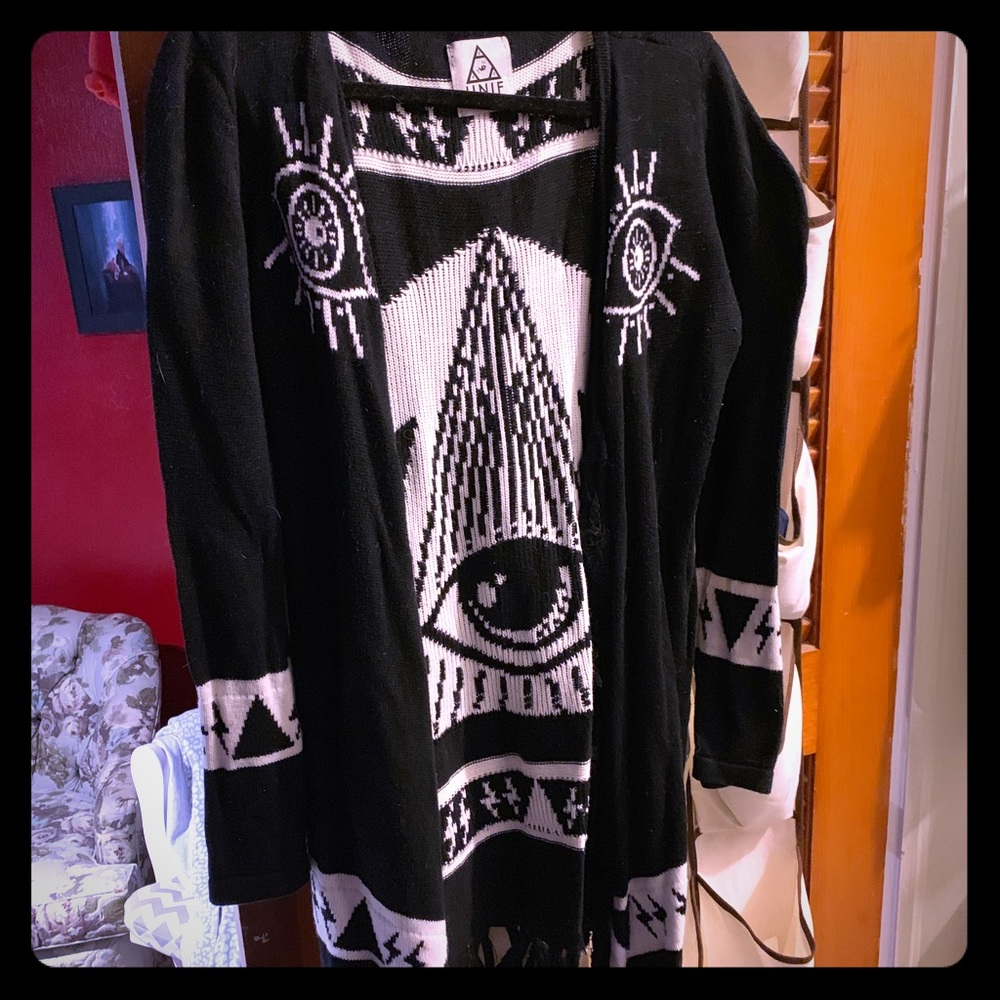 Rare! UNIF Illuminati Sweater